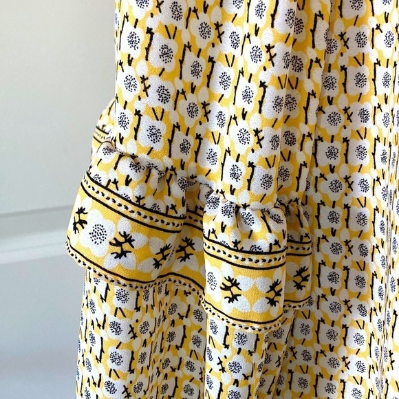 Max Studio XL blouse yellow black - Picture 4 of 11